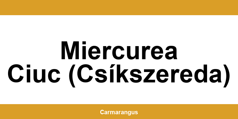 Informații și telefon de contact Cargus din Miercurea Ciuc (Csíkszereda)