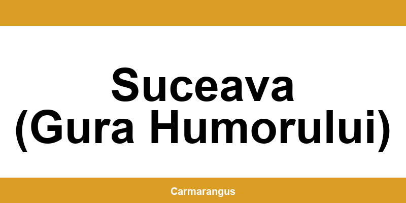 Informații și telefon de contact Cargus din Suceava (Gura Humorului)